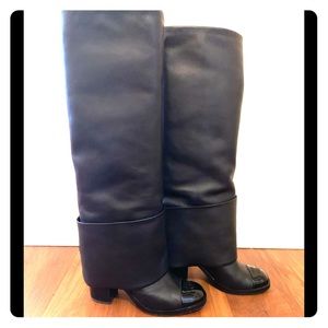 Authentic Chanel runway boots 39.5 - U.S. 8 1/2